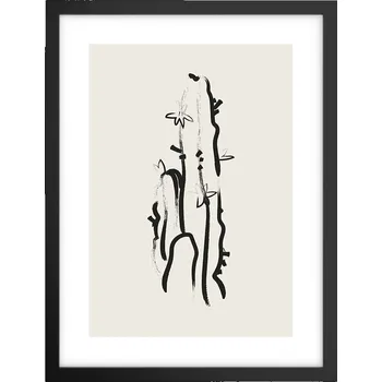 Obraz Obraz plakát v černém rámu do obýváku 30x40 konturové foto plakáty na zeď