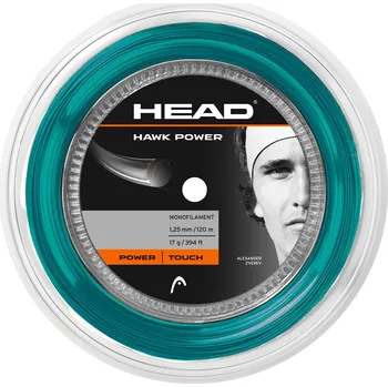 Struna na výplet tenisové rakety Tenisový výplet Head Hawk Power Petrol Reel (200 m) 1,30 mm