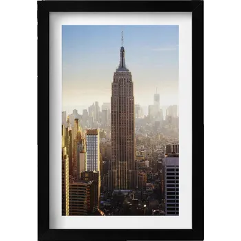 Obraz Obraz v černém rámu nástěnná dekorace Mrakodrapy v New Yorku USA 20x30 cm