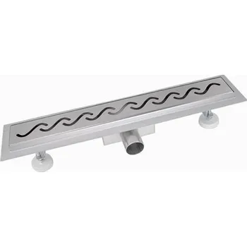 sprchový žlab Eco produkty Odtokový sprchový kanálek nerez - vzor Orient 70 cm