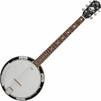 SX BJ406 Natural Banjo