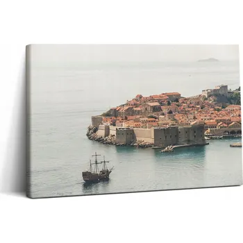 Obraz Obraz Canvas Plátno Klasický Do Obýváku Plachetnice v Dubrovníku 30x20 cm