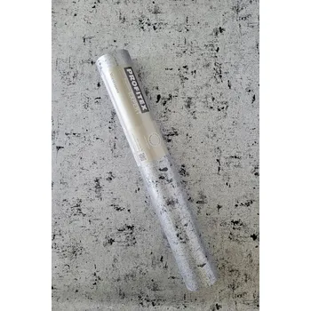 Fototapeta Tapeta Stříbrná jako Štuk Okrasná Omítka s Leskem