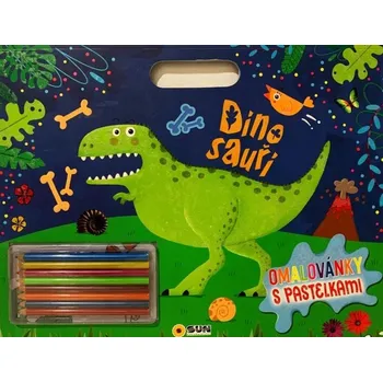 omalovánky Dinosauři - Omalovánky s neuvedenými pastely