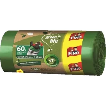 Pytle na odpadky Pytel na odpad Fino 60x66 cm, 60 l, 27 mic, zavazov., 18 ks