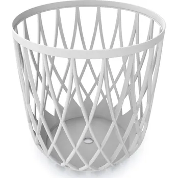 Květináč Univerzální koš UNIQUBO 44,7 cm - bílý