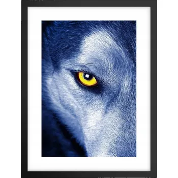 Obraz Obraz plakát v černém rámu do obýváku 30x40 zvířata plakáty na zeď