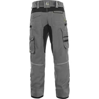 montérky Kalhoty CXS STRETCH, pánské, šedo-černé, vel. 62
