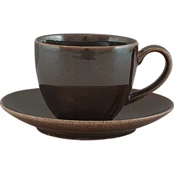 Šálek 300 ml s podšálkem Loft Dark BOGUCICE