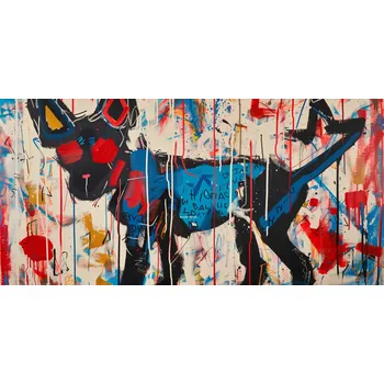 Plakát Plakát Městský Pes bez rámu 91,3 x 44,5 cm