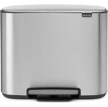 Odpadkový koš Brabantia kovový Odpadkový koš 36l stříbrný