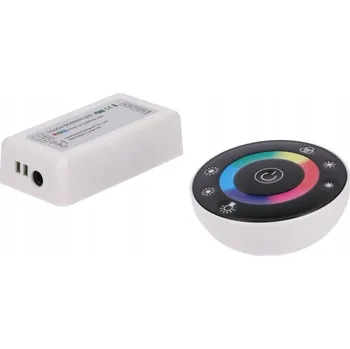 Příslušenství pro LED osvětlení Řídicí jednotka pro LED RGB pásky 12-24V 3x6A KULATÝ RF