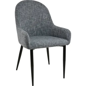 Křeslo Křeslo Dankor Design Krono šedé, černé nohy