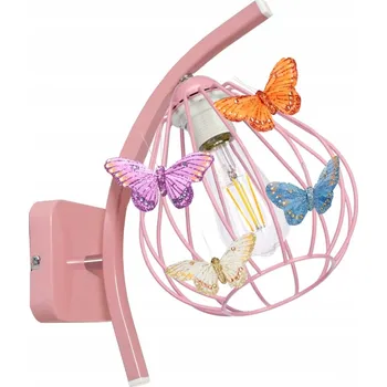 Nástěnné svítidlo Nástěnné svítidlo JasnoCiemno E27 růžové