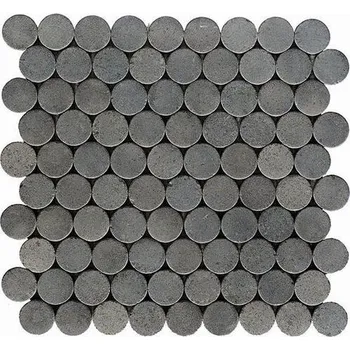 Obklad Mozaika Mosavit Circular negro 30x30 cm mat CIRCULARNE