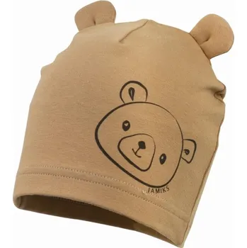 Kojenecká čepice Dětská čepice Hemant Jamiks JWE117 karamel - vel. 44,46,48,50 - 44, karamelová