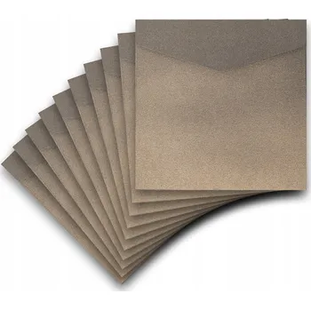 Obálka Ozdobné obálky na pozvánky a fotografie zelené x10