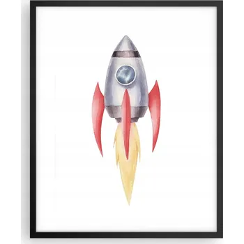 Obraz Foto obraz, plakát na zeď v černém rámu 40x50 kosmos, plakáty do obýváku