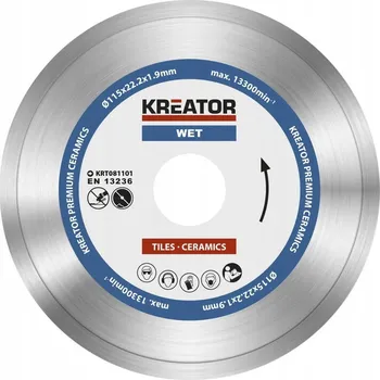 Řezný kotouč Diamantový kotouč na dlaždice 115 mm KREATOR