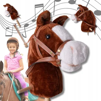 Hobby horsing KŮŇ NA TYČI HOBBY HORSE KŮŇ NA KLACKU, ZVUKOVÉ EFEKTY - IDEÁLNÍ DÁREK