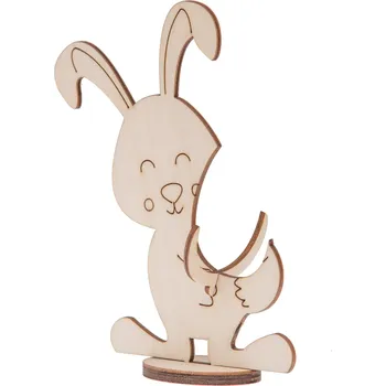 Obraz STOJÁNEK na vajíčko ZAJÍČEK Velikonoce DECOUPAGE