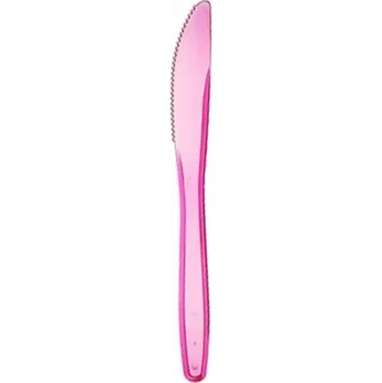 Kuchyňský nůž Na jedno použití plastové Nože GoDan růžové 24 ks