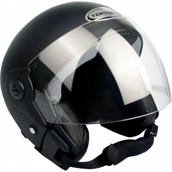 Helma na motorku Přilba TS černá L, Tornado