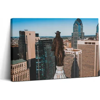 Obraz Obraz Canvas Snadná Montáž Do Kanceláře Socha Williama Penna 30x20 cm