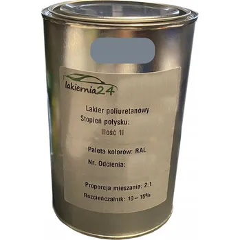 Lak na dřevo Barva Polyuretanová průmyslová barva, polyuretanový lak 1l lesk 2:1 RAL 7046