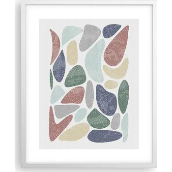 Obraz Obraz plakát na zeď v bílém rámu 40x50 minimalismus plakáty do obýváku