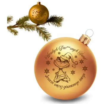 Vánoční dekorace Hladká Vánoční Koule vánoční koule 8 cm 1 ks