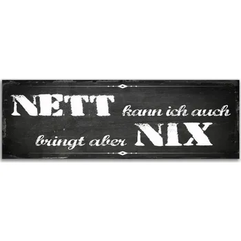 Obraz Obraz panorama na plátně Canvas, Nett kan ich auc