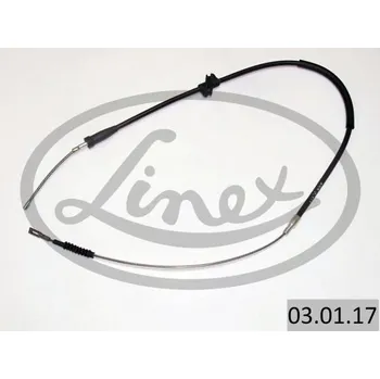 Lanko parkovací brzdy Tažné lanko, parkovací brzda LINEX 03.01.17