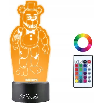 Lampička Plexido vícebarevná Noční lampa