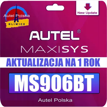 Autodiagnostika AKTUALIZACE PRO DIAGNOSTICKÝ TESTER AUTEL MaxiSYS MS906BT PL 1 ROK PL