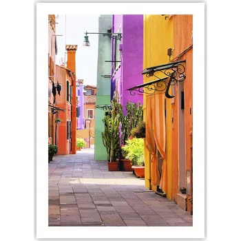 Obraz Plakát bez rámu do obýváku, ložnice 50x70 město moderní módní obraz