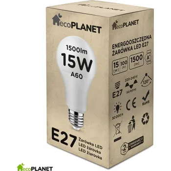Žárovka ŽÁROVKA Eco E27 LED 15W Neutrální bílá Energeticky úsporná