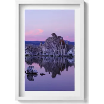 Obraz Dekorativní nástěnný obraz do obýváku kuchyně Odraz skal ve vodě 40x60 cm