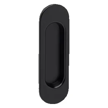 Nábytkové kování Oválný úchyt, madlo pro posuvné dveře 4052 černý 153 Tupai