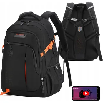 Batoh Aoking městský kinetický ramenní popruhy 20-40 l černý