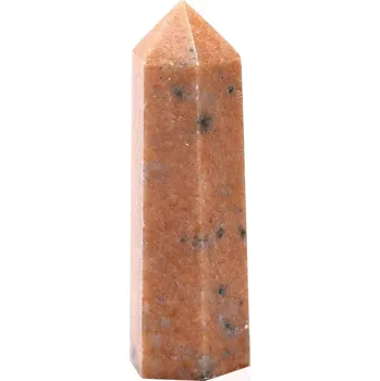 Drahý kámen Magieprirody.cz Obelisk Sluneční kámen špice 103 g - 8,7 cm #D227