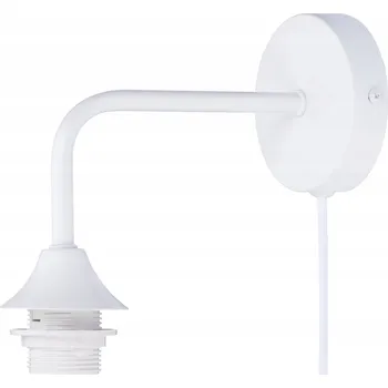 Nástěnné svítidlo Nástěnné svítidlo (konstrukce) kovové Rustic bílé E27 s kabelem