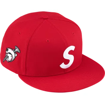 Kšiltovka Supreme Screw Ball S Logo New Era® / Red Barva: Červená, Velikost: 7 1/8 - 56,8 cm