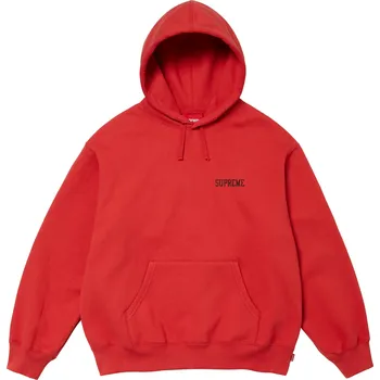 Pánská mikina Supreme On God Hooded Sweatshirt / Burnt Red Barva: Červená, Velikost: M