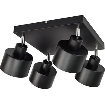 Stropní svítidlo Luxolar černé moderní 4-bodové E27 kovové