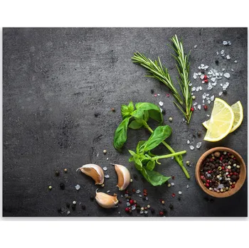 Kuchyňské prkénko Skleněná Ochranná Deska a Krájecí Prkénko | Indukce, Sporák ds-0067