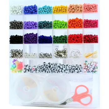 Náramek VELKÁ SADA KORÁLKŮ NA NÁRAMKY S PÍSMENY