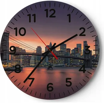 Hodiny Nástěnné hodiny ARTTOR hnědé 30 cm