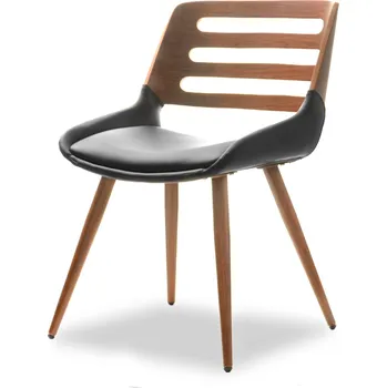 Křeslo Mebel Partner Kian (ořech tmavý + ořech)