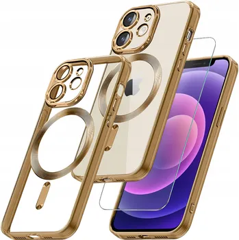 Pouzdro na mobilní telefon Zadní Kryt KrainaGSM pro Apple iPhone 12 zlatá